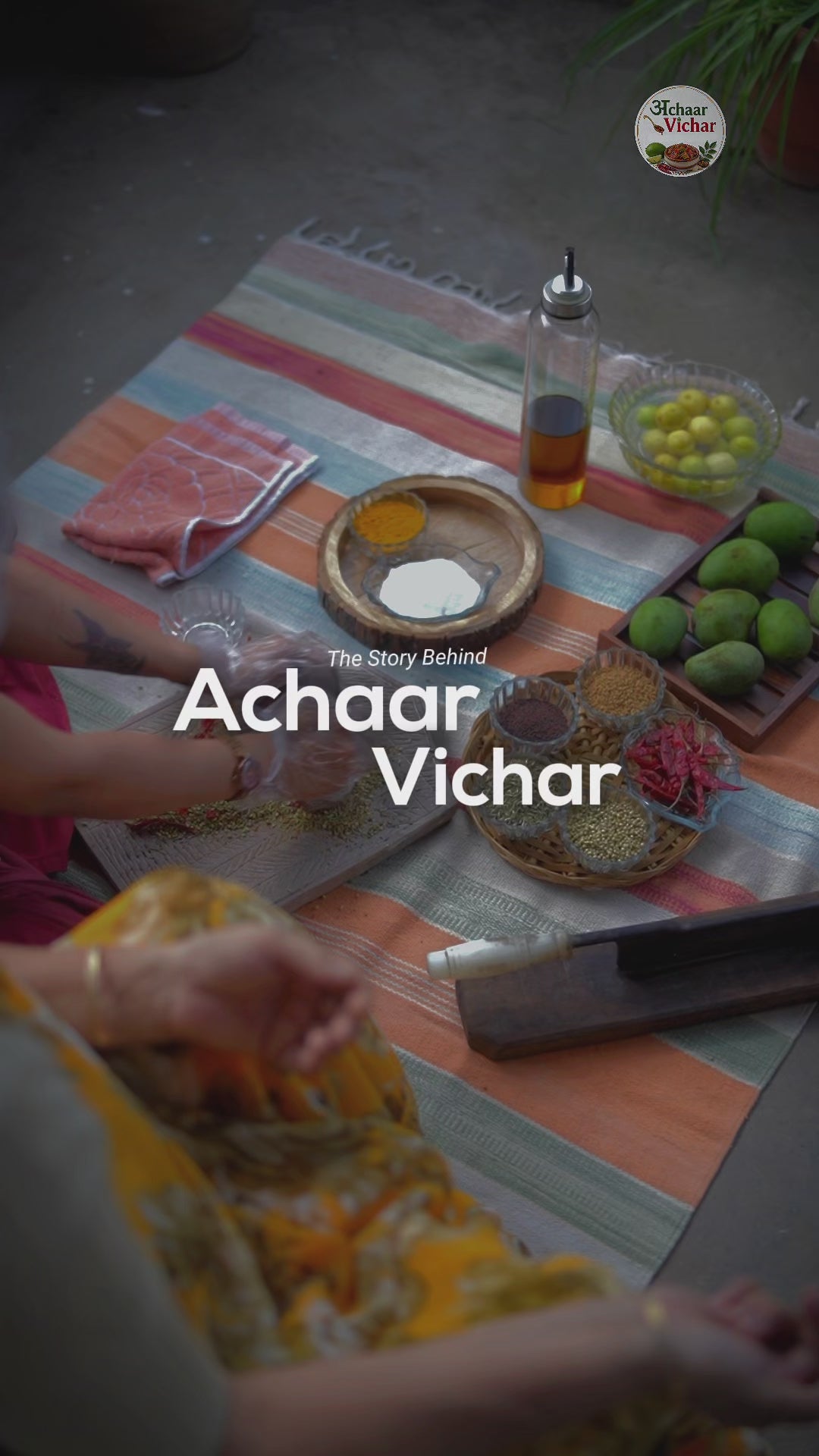 Load video: Some stories aren’t just told… they are felt. ❤️From a small kitchen to your dining table…Achaar Vichar is a journey of two generations, two cultures, and one shared dream.A perfect blend of Marwari boldness &amp; Rewa’s traditional simplicity —crafted with love, patience, and recipes passed down through time.Every jar carries:✨ Sun-cured goodness✨ Homemade purity✨ No preservatives✨ Real emotions, real tasteBecause for us, it’s never just achaar…it’s a feeling of home. 🏡Har jar mein ek kahani. Har bite mein ghar ka pyaar.🌿 Achaar bhi. Vichar bhi.
